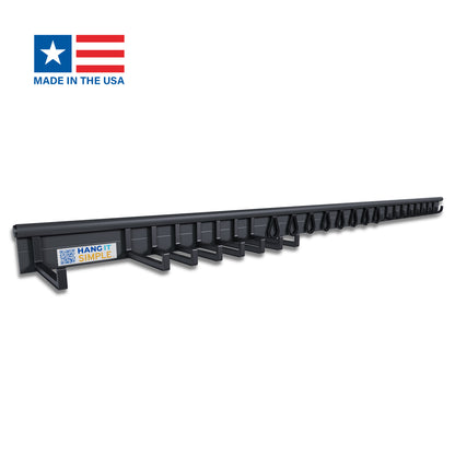 Hang It Simple 6' Contractor Kit – Heavy-Duty Wall Storage Rail System for Garage, Workshop & Tool Organization
