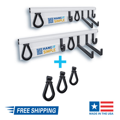 The "Pro Organizer" Bundle - 36” Starter Kit + 1 Accessory Pack (Rubber Loops)