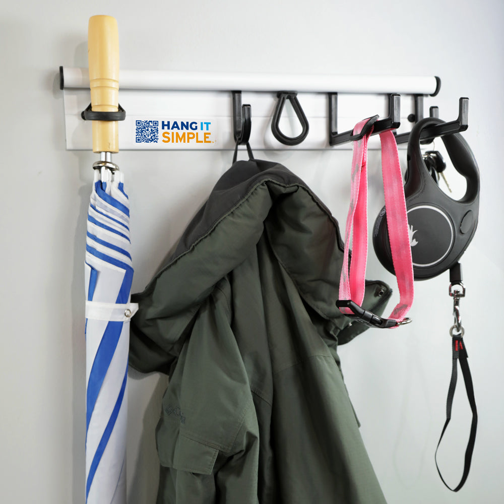 The "Complete Home" Bundle – 36" Starter Kit + 2 Accessory Packs (J Hooks + Rubber Loops)